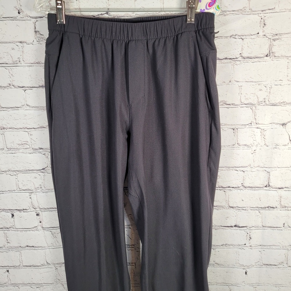 Lululemon Pants Women Med Luxtreme Mid-Rise Straight Leg Trouser Black